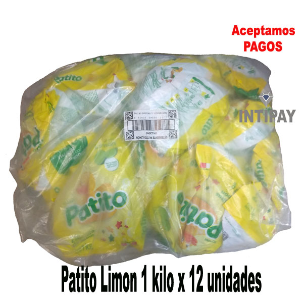 Detergente Patito Limón 1 kilo x 12 Unid